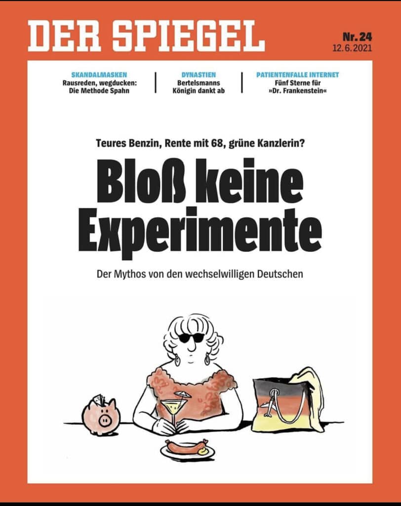 Cover illustration for the German magazine “der Spiegel - Maren Amini - Anna Goodson Illustration Agency