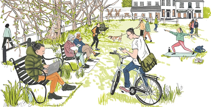 Financial Times Spring budget - Clare Mallison - Anna Goodson Illustration Agency