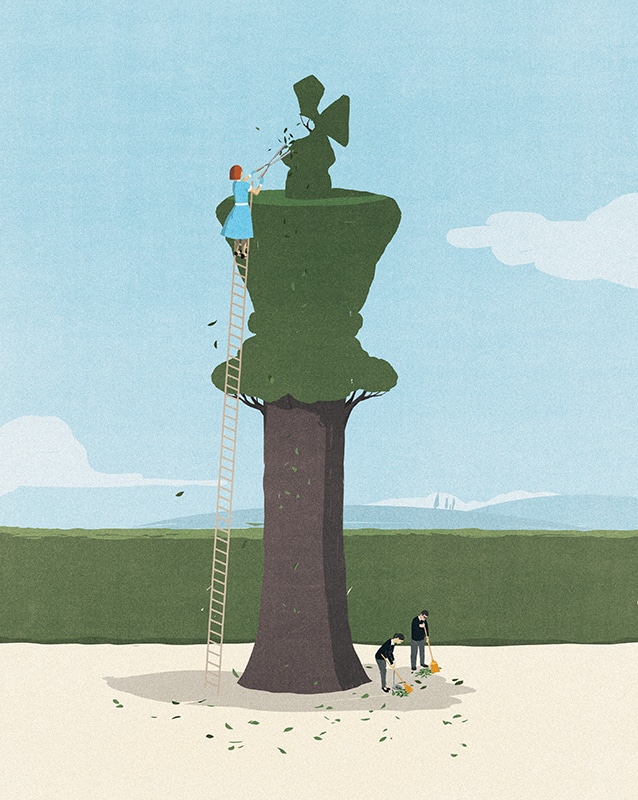 The role of the woman – Mein Job. Mein Leben (Die Zeit Spezial) - Andrea Ucini - Anna Goodson Illustration Agency