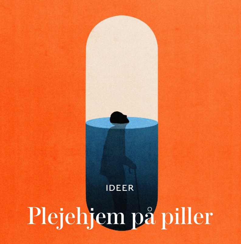 Nursing home on pills/ Weekend Avisren - Andrea Ucini - Anna Goodson Illustration Agency