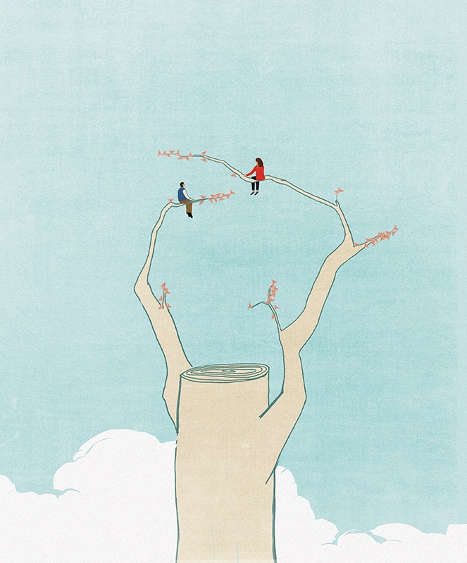 Lockdown living (The Guardian) - Andrea Ucini - Anna Goodson Illustration Agency