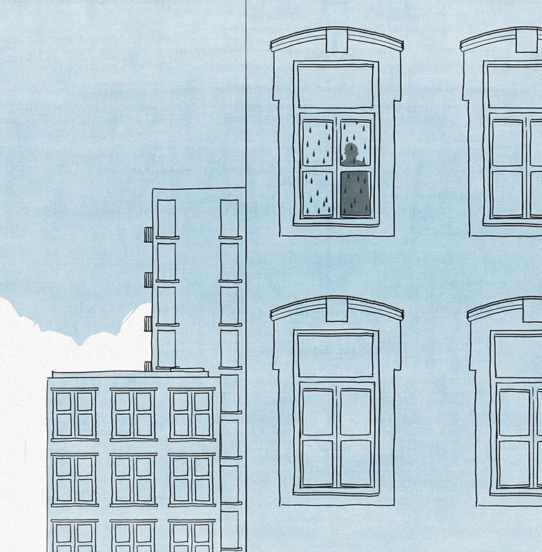 Diary of a Caregiver/ Mind Magazine - Andrea Ucini - Anna Goodson Illustration Agency