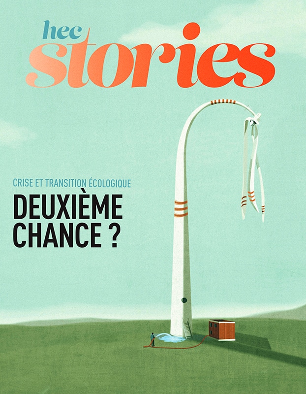 Crise and Ecological Transition / HEC Stories Cover Illustration - Andrea Ucini - Anna Goodson Illustration Agency