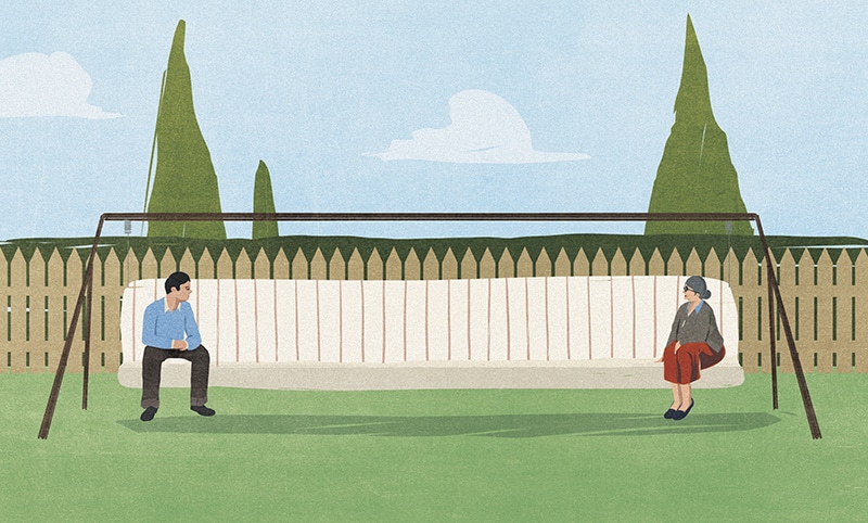 Diary of a Caregiver (Mind Magazine) - Andrea Ucini - Anna Goodson Illustration Agency