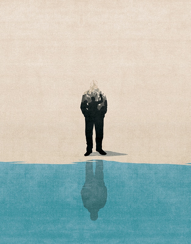 The colored truth (for Weekend Avisen) - Andrea Ucini - Anna Goodson Illustration Agency