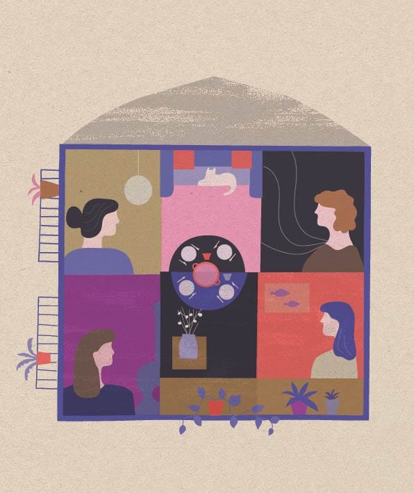 Friendly Quarantine/The Creative Pixel Project - Daniella Ferretti - Anna Goodson Illustration Agency