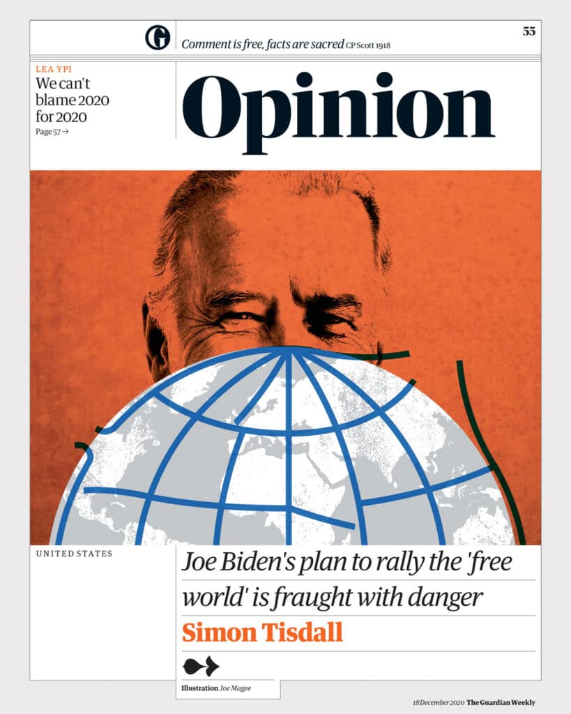 The Guardian Weekly Magazine - Joe Magee - Anna Goodson Illustration Agency