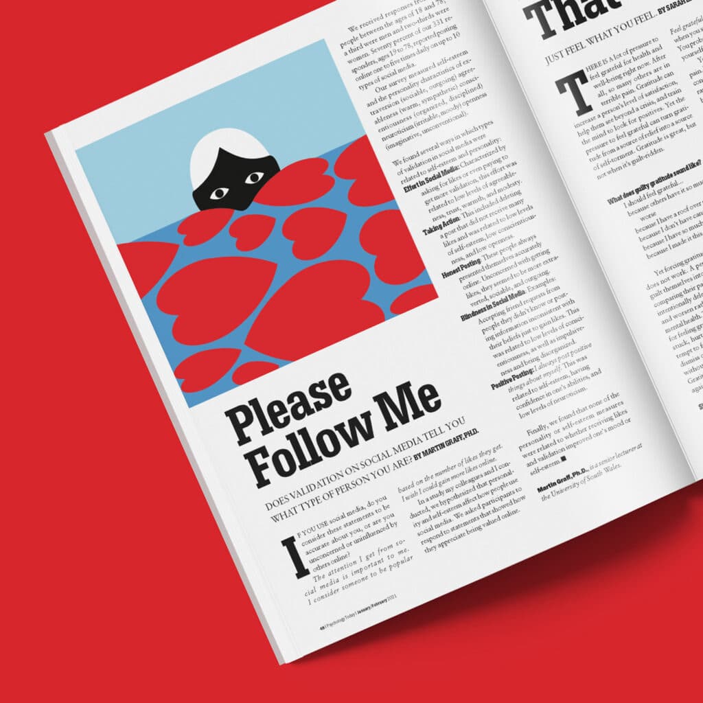 Psychology Today Magazine - Jennifer Tapias Derch - Anna Goodson Illustration Agency