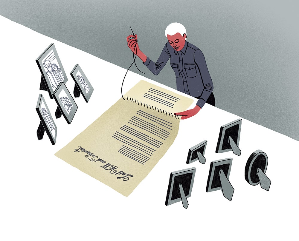 The Wall Street Journal-“When It Makes Sense to Review Your Will” - Martin Tognola - Anna Goodson Illustration Agency