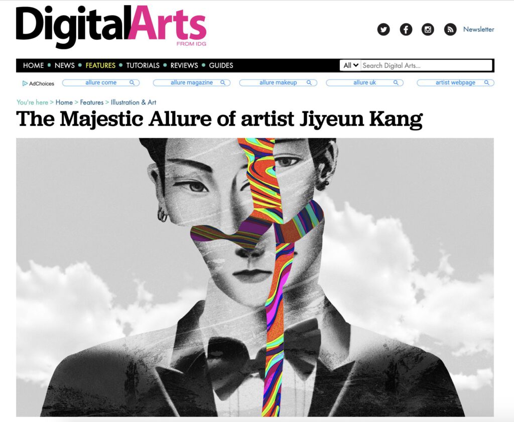 Jiyeun Kang / Featured in Digital Arts Magazie - JiYeun Kang - Anna Goodson Illustration Agency