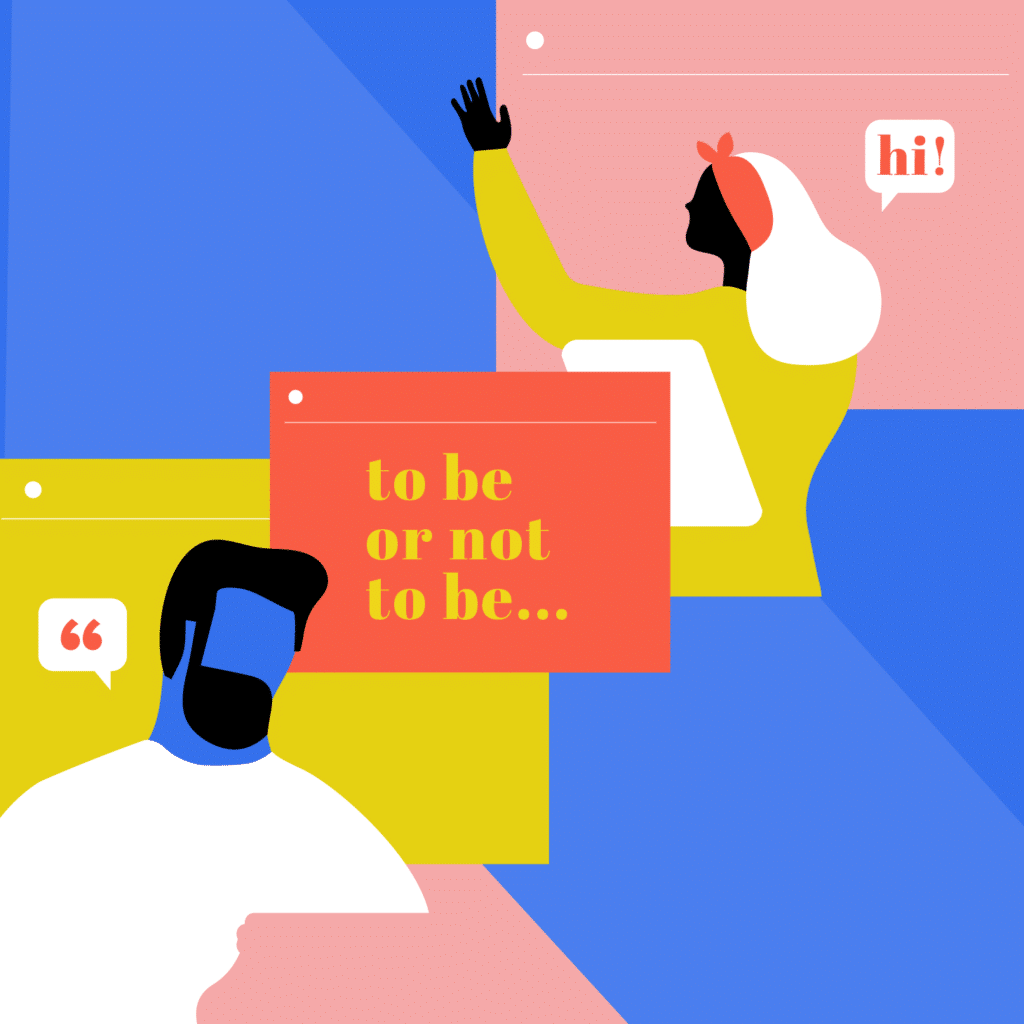 Online ESOL Classes, LaMicroTheater - Daniella Ferretti - Anna Goodson Illustration Agency