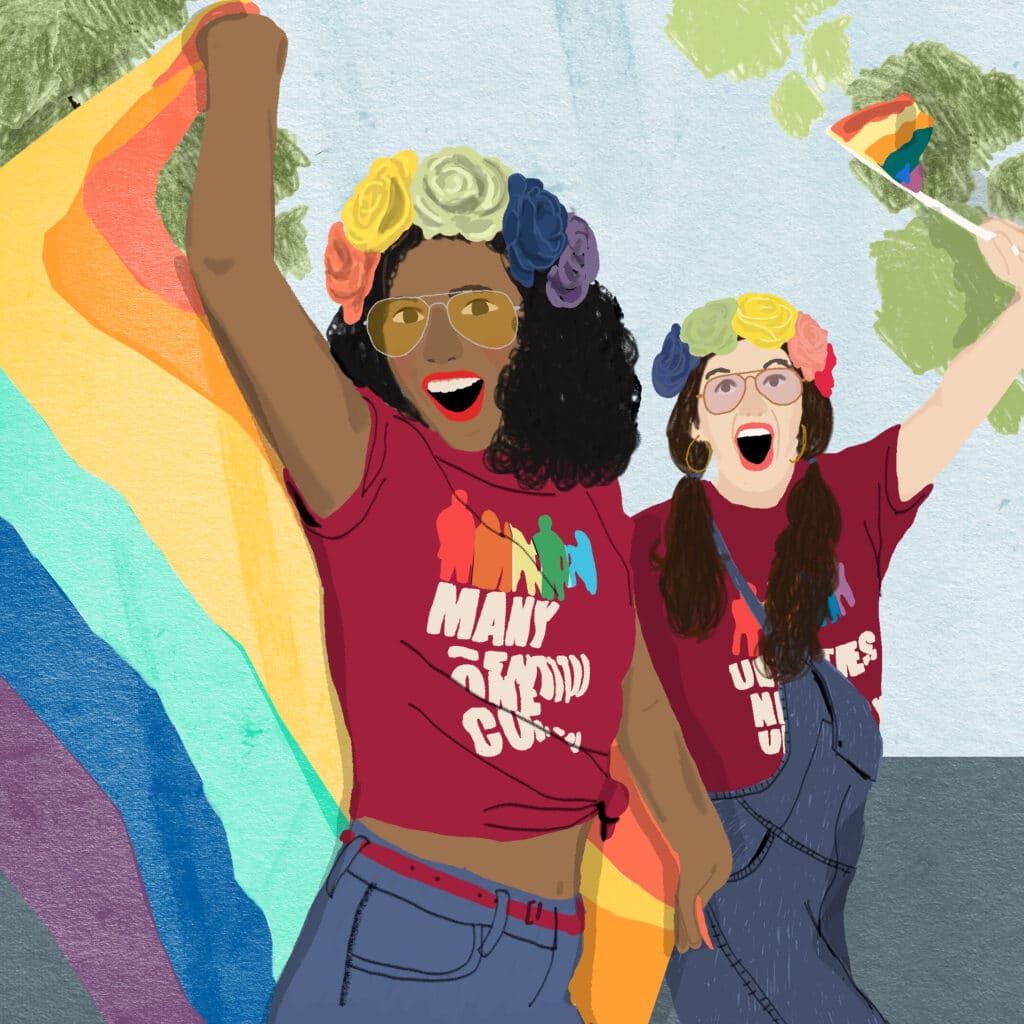 Pride Month, Instagram - Hanna Melin - Anna Goodson Illustration Agency