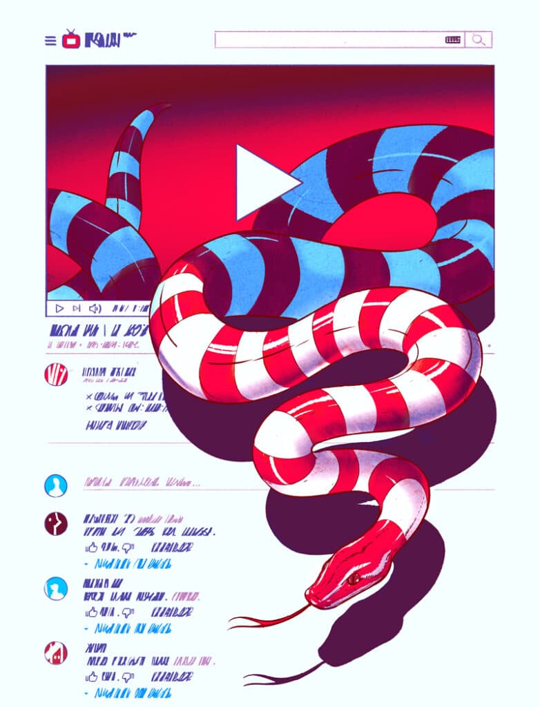 Newsweek PL  – ‘Extremist TV’ - Kotynski - Anna Goodson Illustration Agency