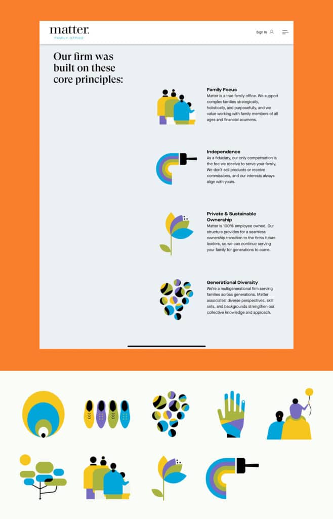 Matter family Office - Jennifer Tapias Derch - Anna Goodson Illustration Agency