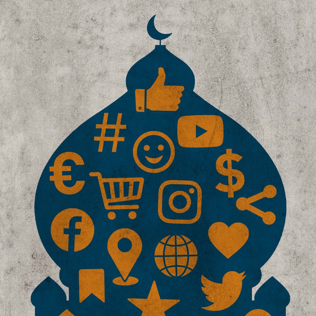 Courrier International (Paris) / ‘Islamic influencers’ - Joe Magee - Anna Goodson Illustration Agency