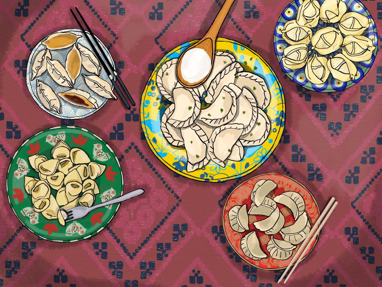 dumplings around