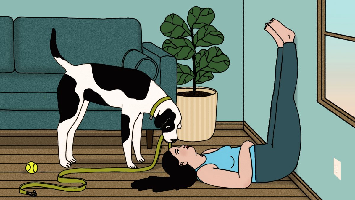 Huffington Post / Is The Legs-Up-On-The-Wall Pose As Beneficial As Everyone Says? - Mai Ly Degnan - Anna Goodson Illustration Agency