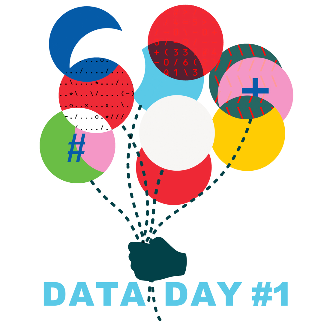 Create Gloucestershire (UK) / Image for inaugural Data Day - Joe Magee - Anna Goodson Illustration Agency