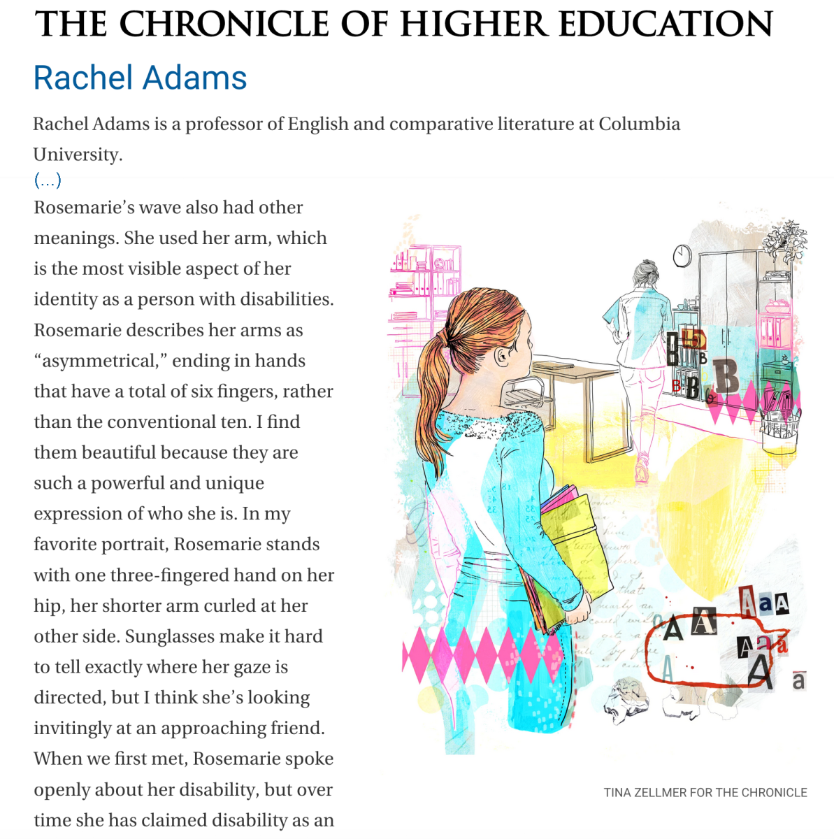 The Chronical / Personal opinions about female mentorship, friendship and rejection - Tina Zellmer - Anna Goodson Illustration Agency