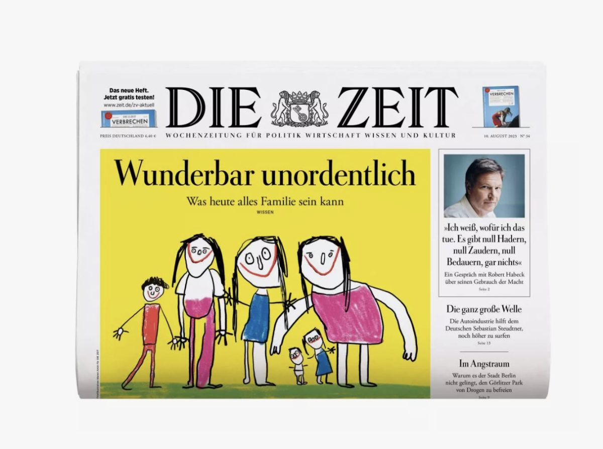 Die Zeit / Wonderfully messy – What families look like today - Maren Amini - Anna Goodson Illustration Agency