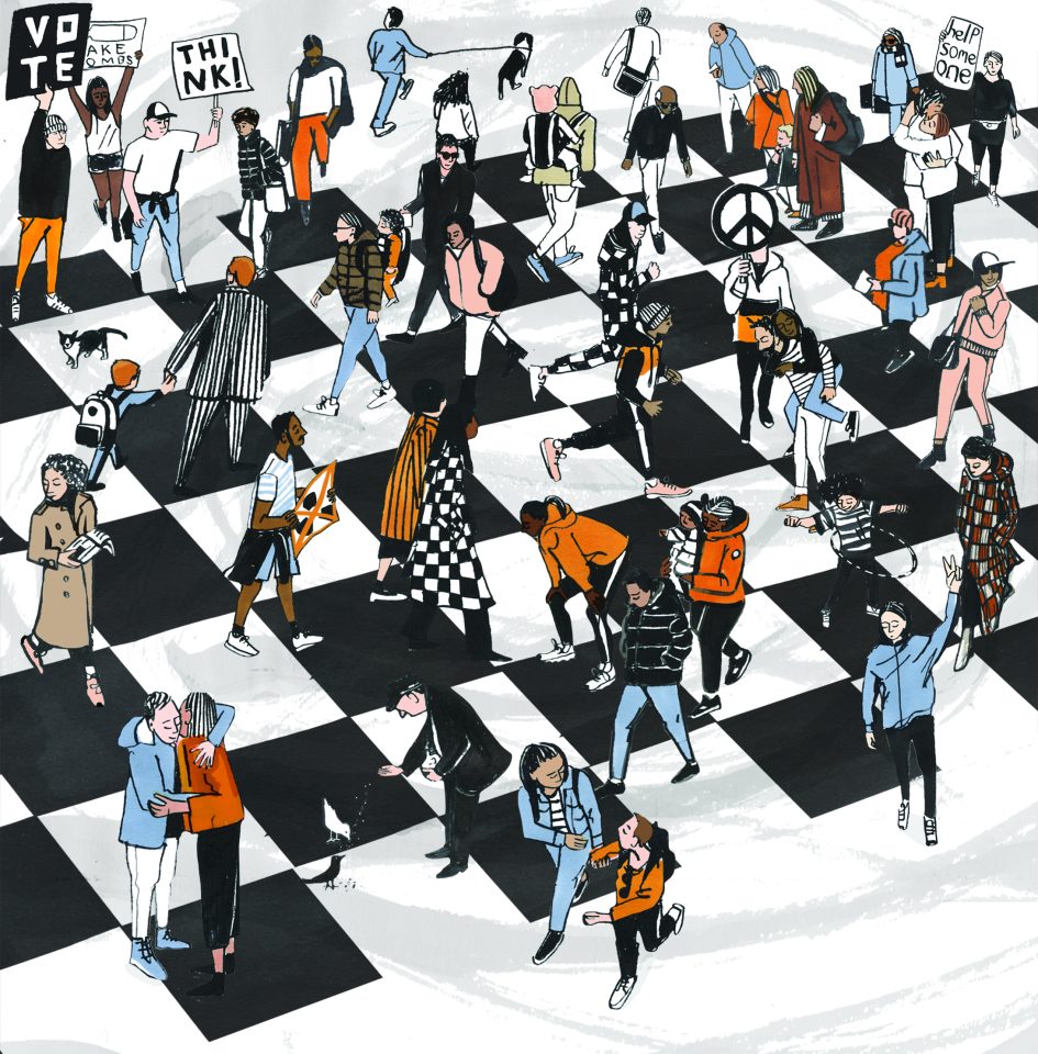 Clare Mallison / The Now Gallery London / Secret 7 record sleeve