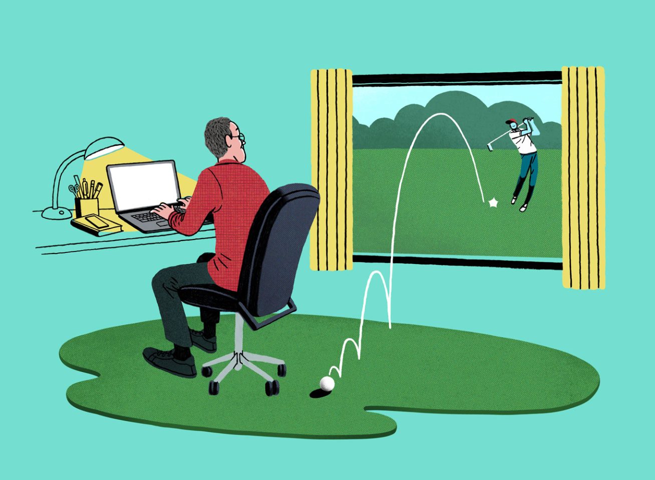 Martin Tognola / The Wall Street Journal / About someone who, even at retirement age, continues to work