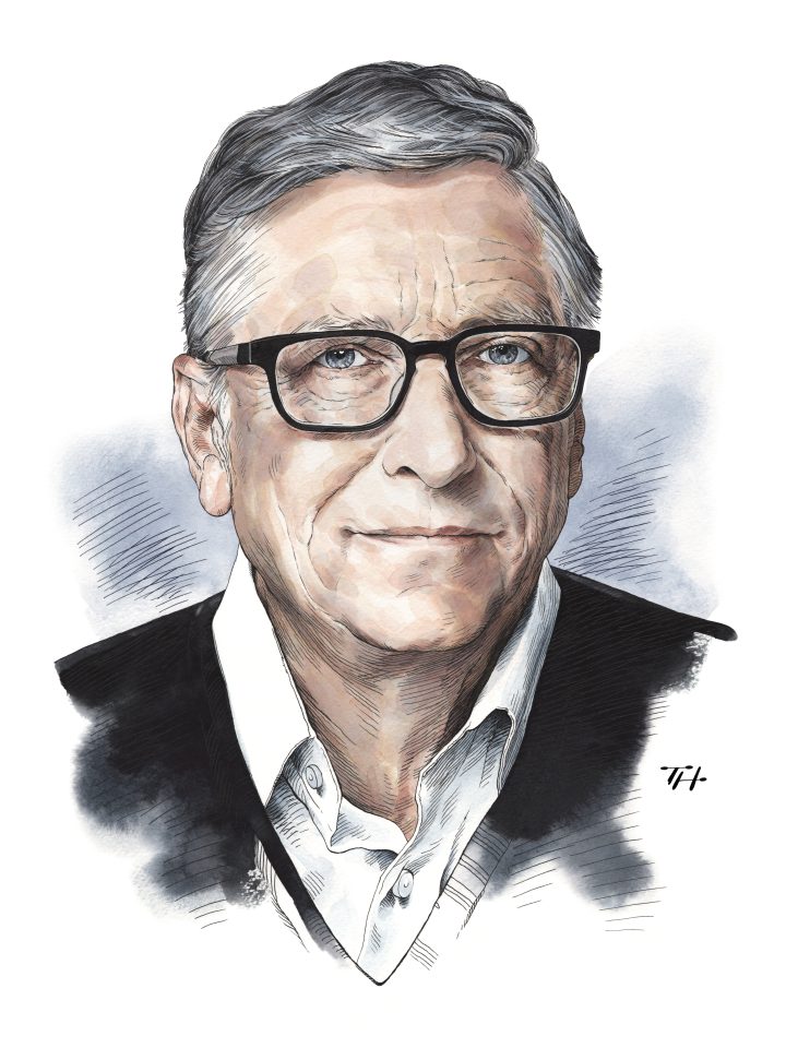 Tony Healey / Scientific American / Bill Gates