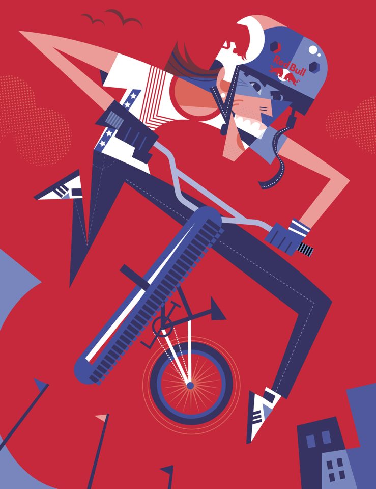 Pablo Lobato / Red Bulletin / Portrait of Olympic BMX freestyle Medalist Daniel Dehrs