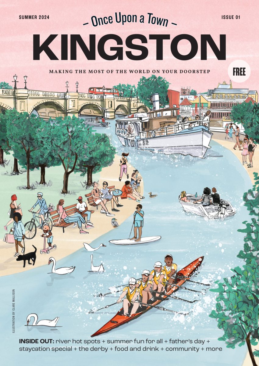 Once Upon A Town magazine / Cover illustrations - Clare Mallison - Anna Goodson Illustration Agency
