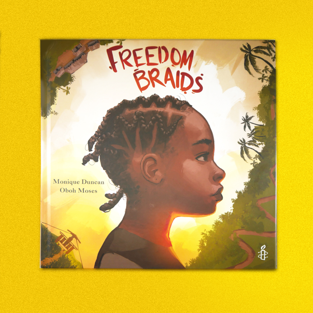 Lantana Publishing / Freedom Braids – Illustration de livre - Oboh Moses - Anna Goodson Agence d'illustration