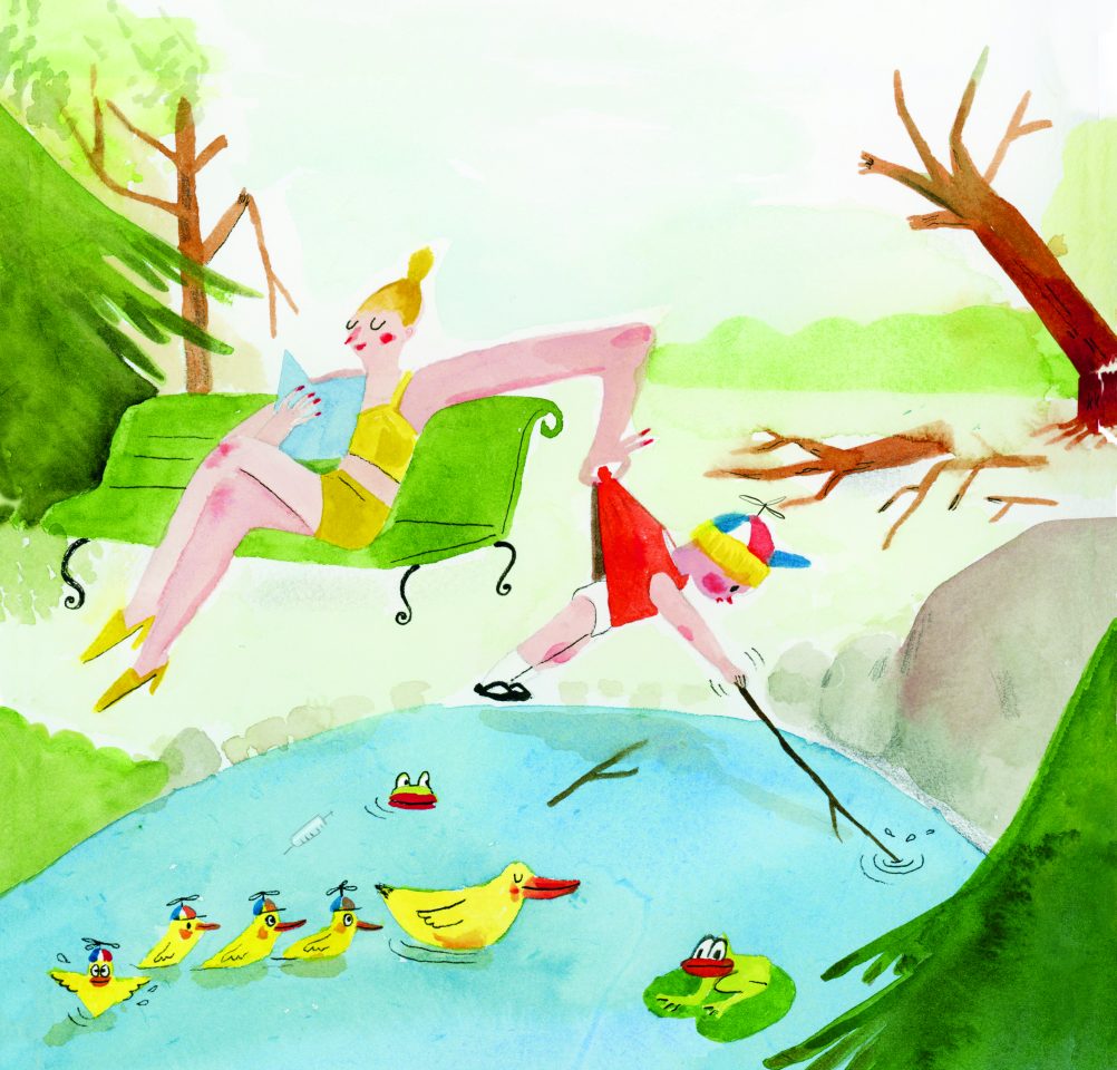 Agathe BB / Les Libraires / Cover for the summer edition of the magazine