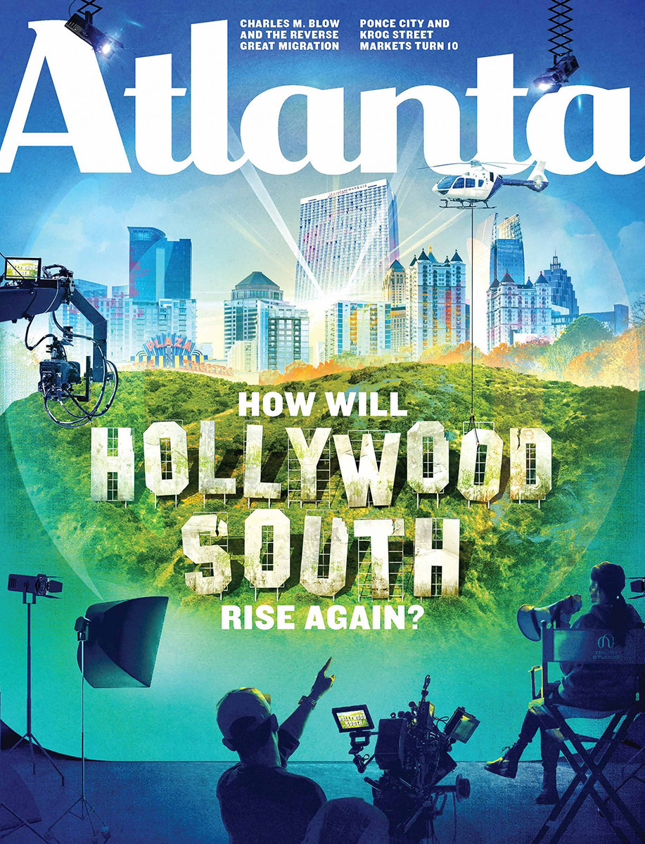 Atlanta Magazine / The current state of ‘Hollywood South’ - Andy Potts - Anna Goodson Illustration Agency