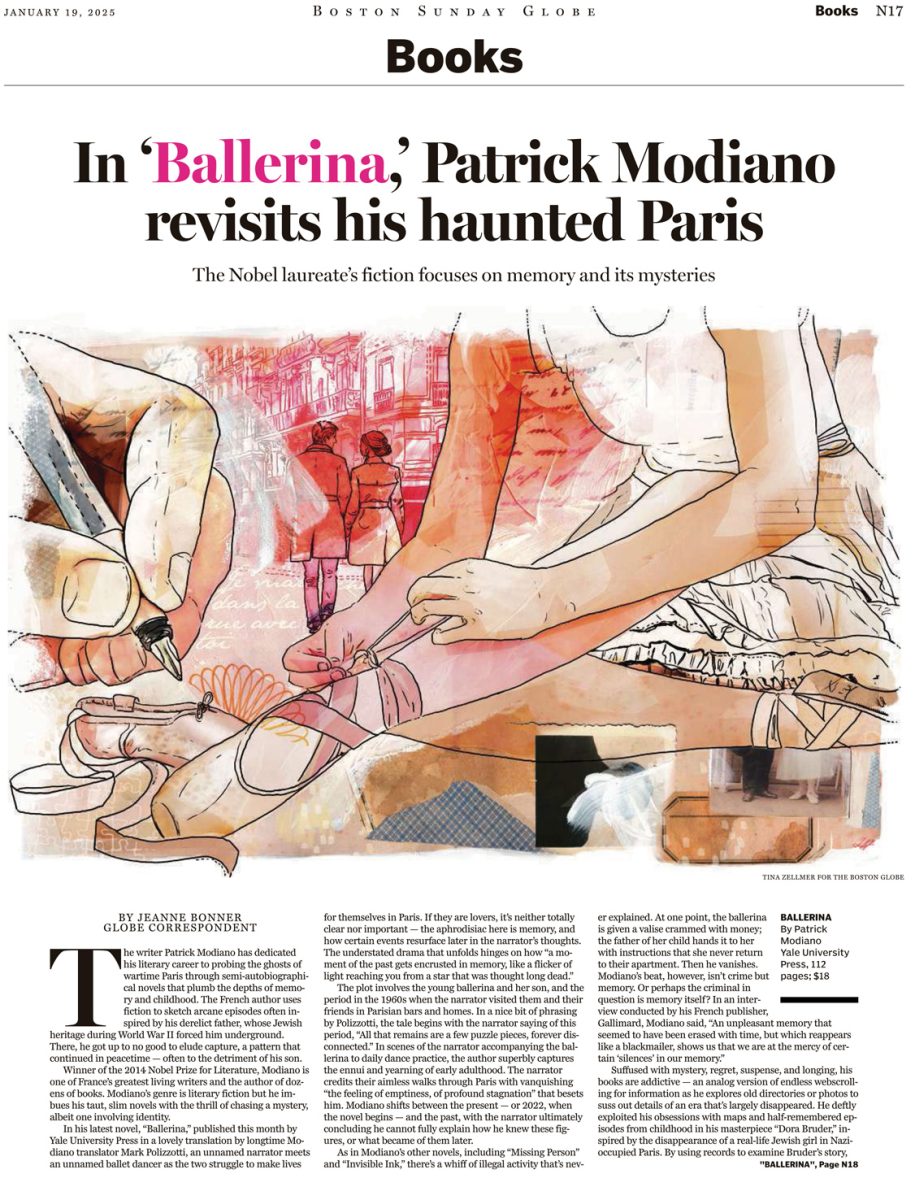 Boston Globe Books / Book review „Ballerina“ - Tina Zellmer - Anna Goodson Illustration Agency