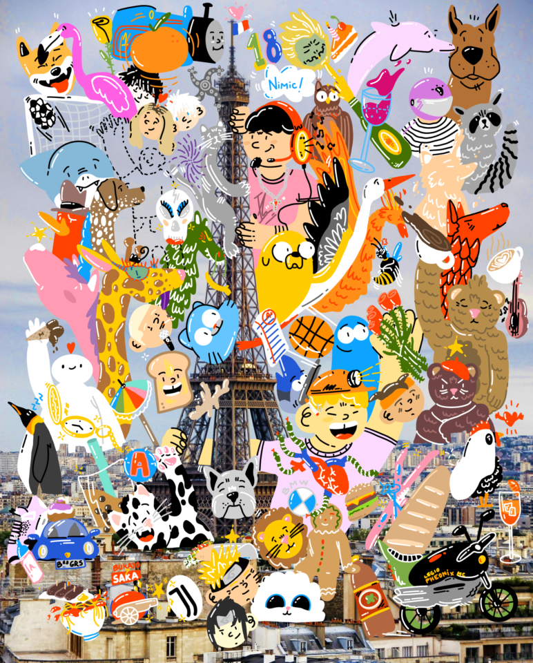 doodles in paris