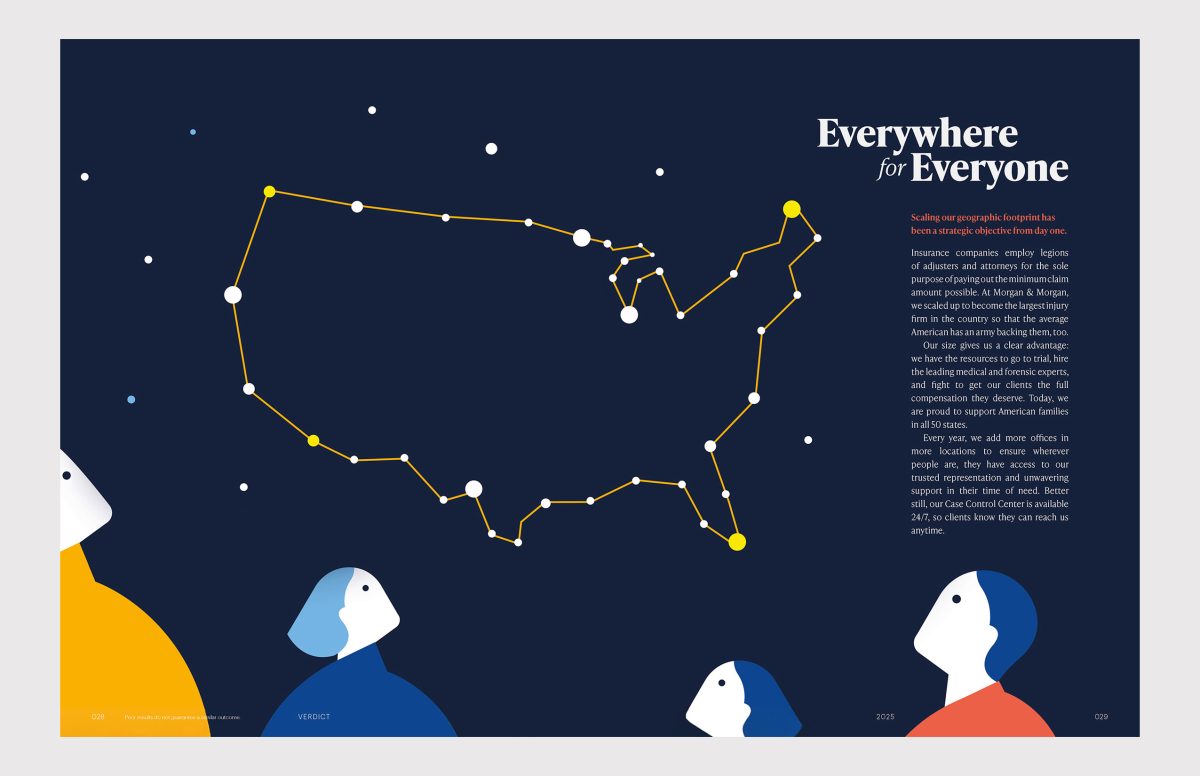 Morgan & Morgan / Verdict Magazine - Jennifer Tapias Derch - Anna Goodson Illustration Agency