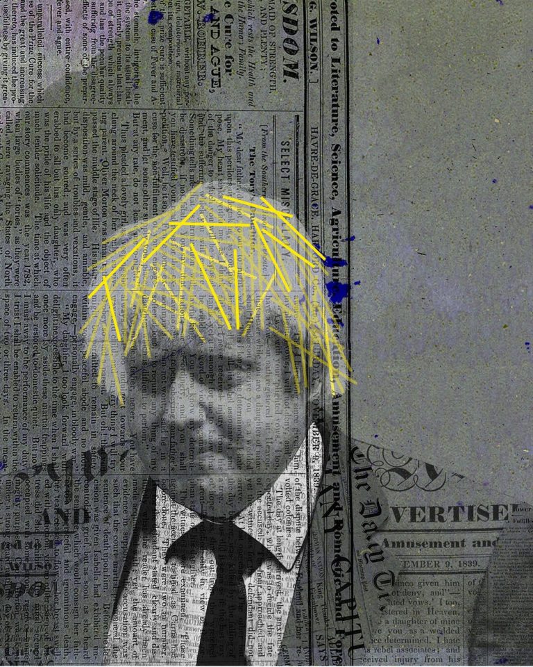 Hiding BORIS JOHNSON
