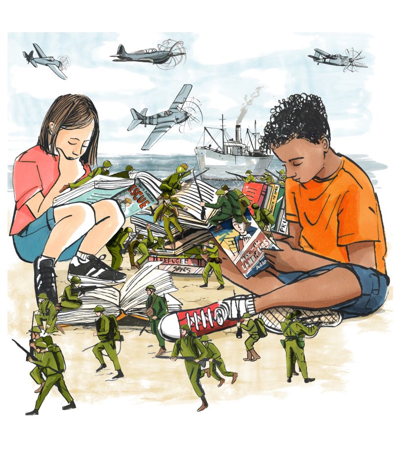 Clare Mallison / Wall Street Journal / How World War II Became the Hottest Book Craze…for Kids