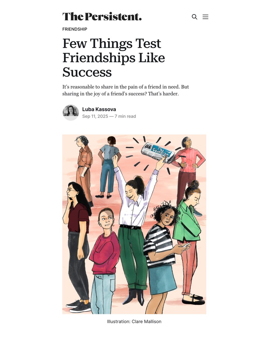 The Persistent / Few Things Test Friendship Like Success - Clare Mallison - Anna Goodson Illustration Agency