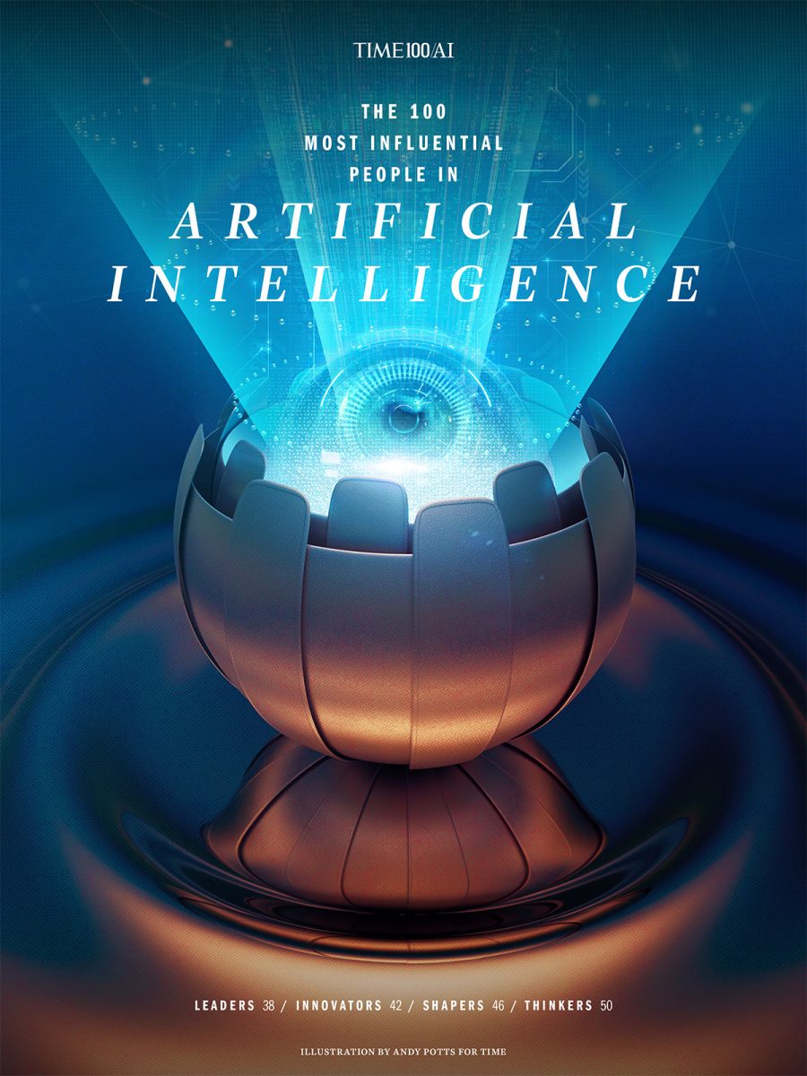 Time Magazine / Time 100 AI 2025 - Andy Potts - Anna Goodson Illustration Agency
