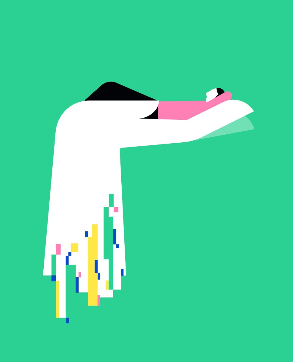 Psychologie Magazine / AI and Therapy - Jennifer Tapias Derch - Anna Goodson Illustration Agency