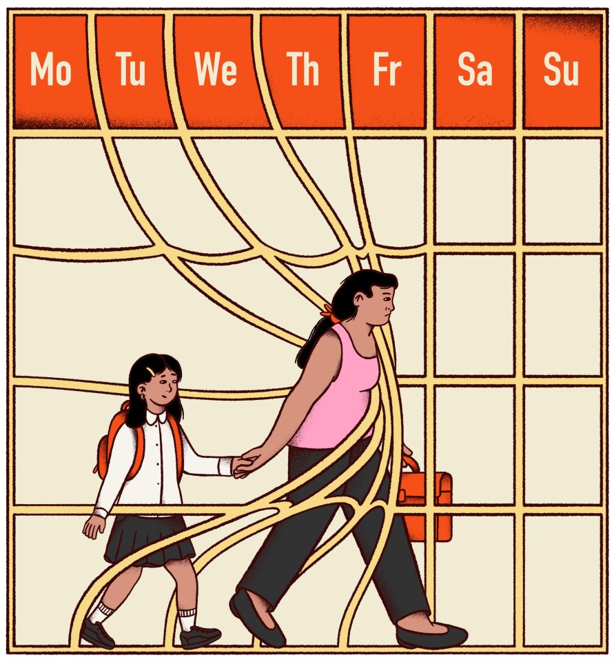 Esteban Plazibat / Globe Magazine / The School Day Is a Nightmare for Working