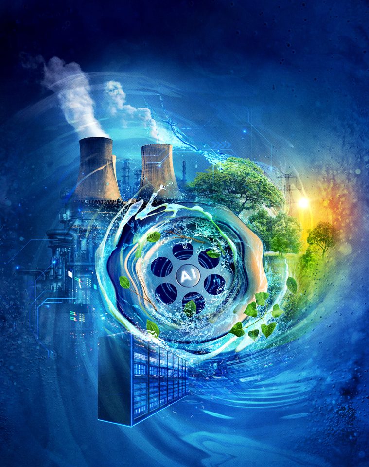 Andy Potts / UCR Magazine / The Unquenchable Thirst of AI