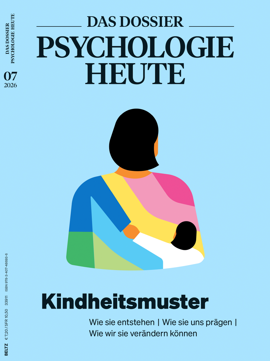Editorial Illustration/ Psychologie Heute / Patterns of Childhood - Jennifer Tapias Derch - Anna Goodson Illustration Agency