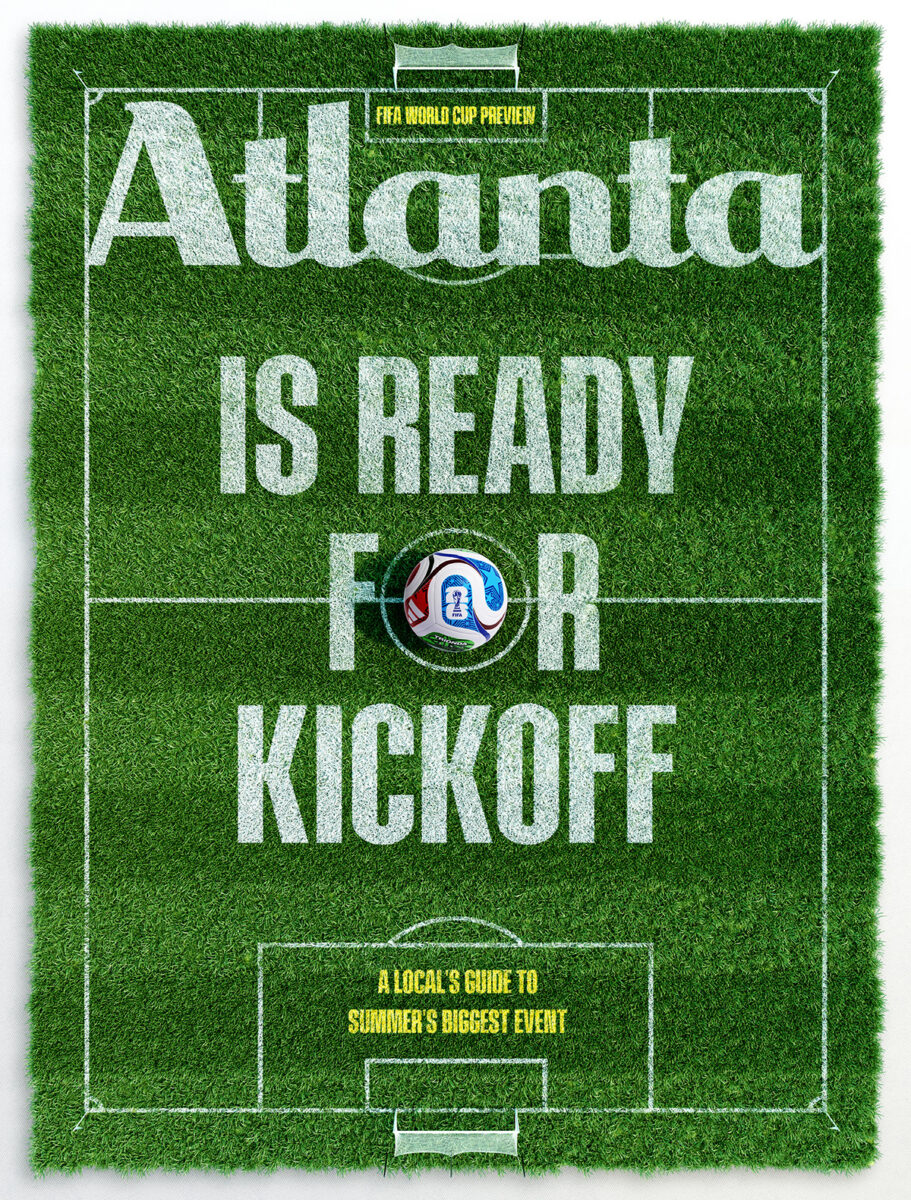 Atlanta Magazine / Atlanta World Cup 2026 Preview - Andy Potts - Anna Goodson Illustration Agency