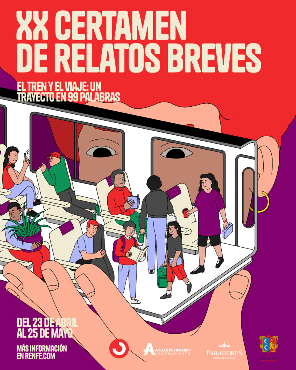 Renfe / 20th Short Story Competition 2026 - Esteban Plazibat - Anna Goodson Illustration Agency