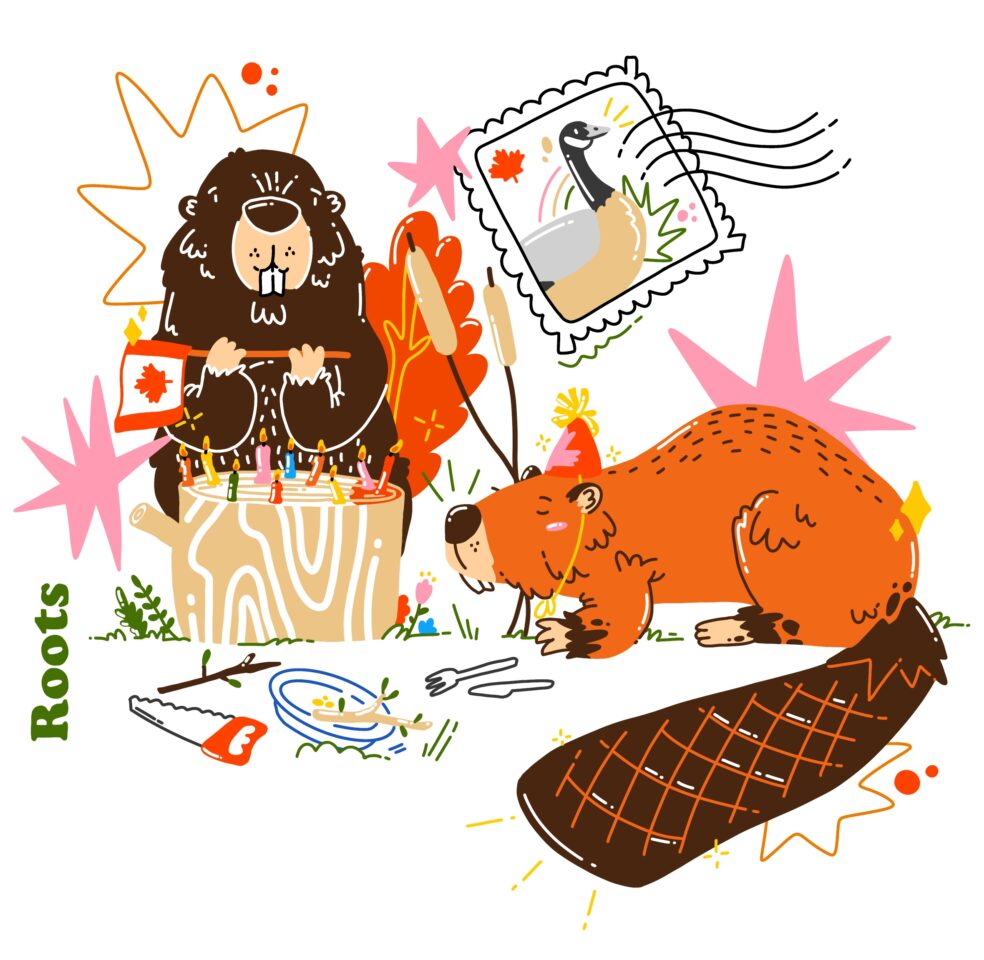 Canada day illustration