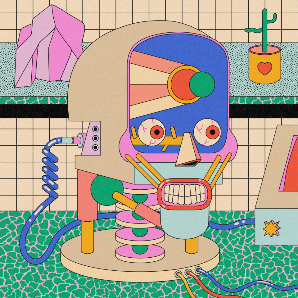 Gaetan Sahsah / Robot head