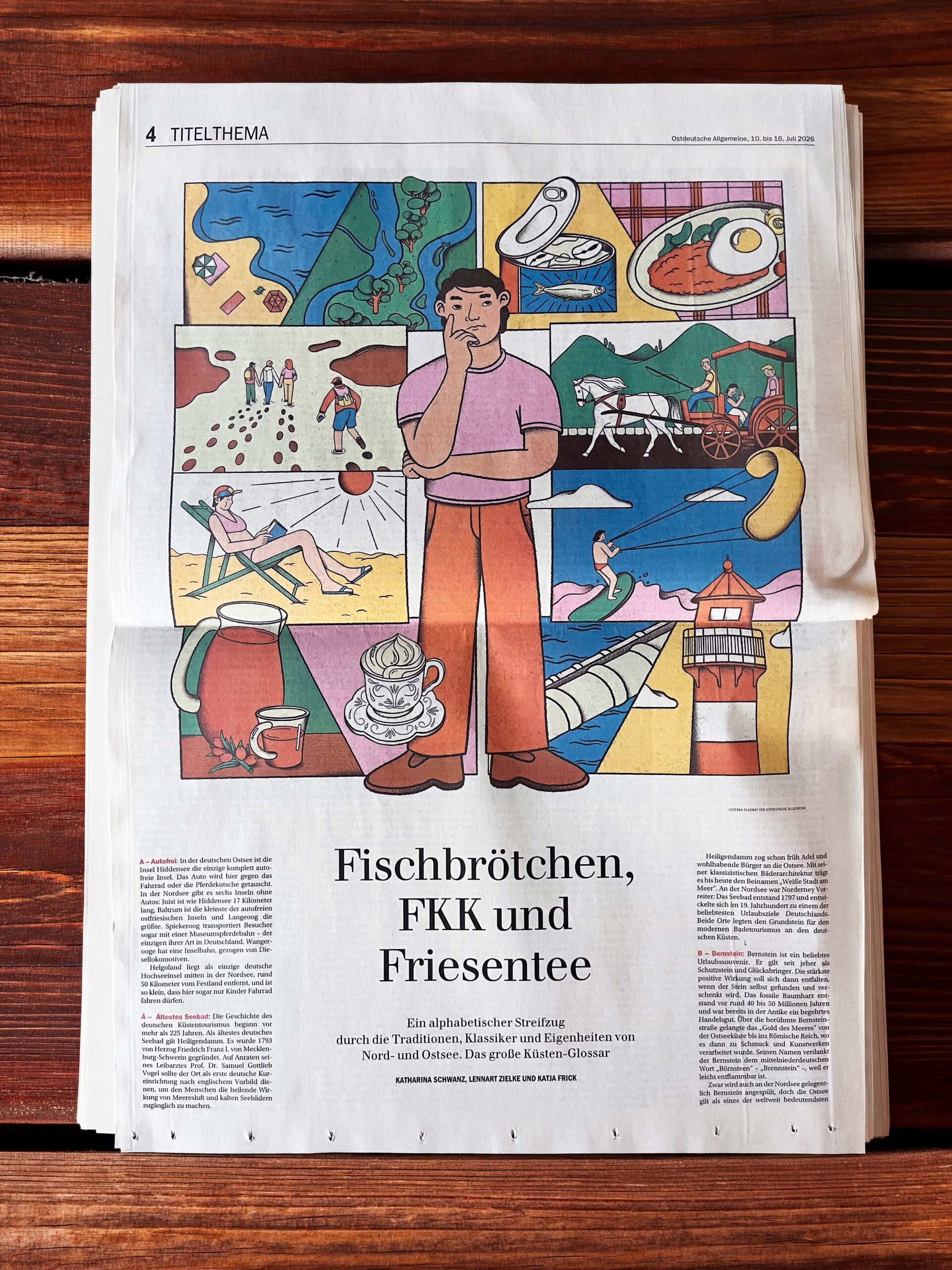 Esteban Plazibat / Ostdeutsche Allgemeine / Mer Baltique contre mer du Nord