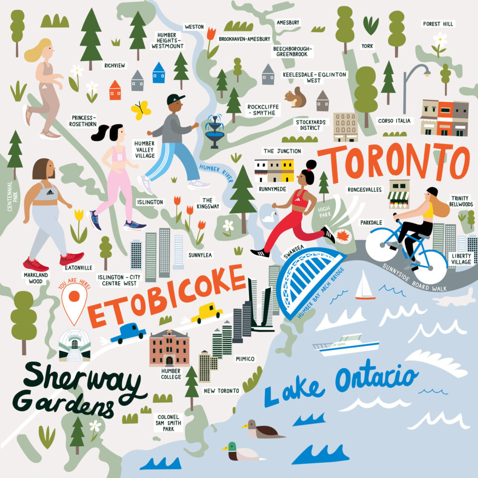 Alysha Dawn / Adidas Toronto Map