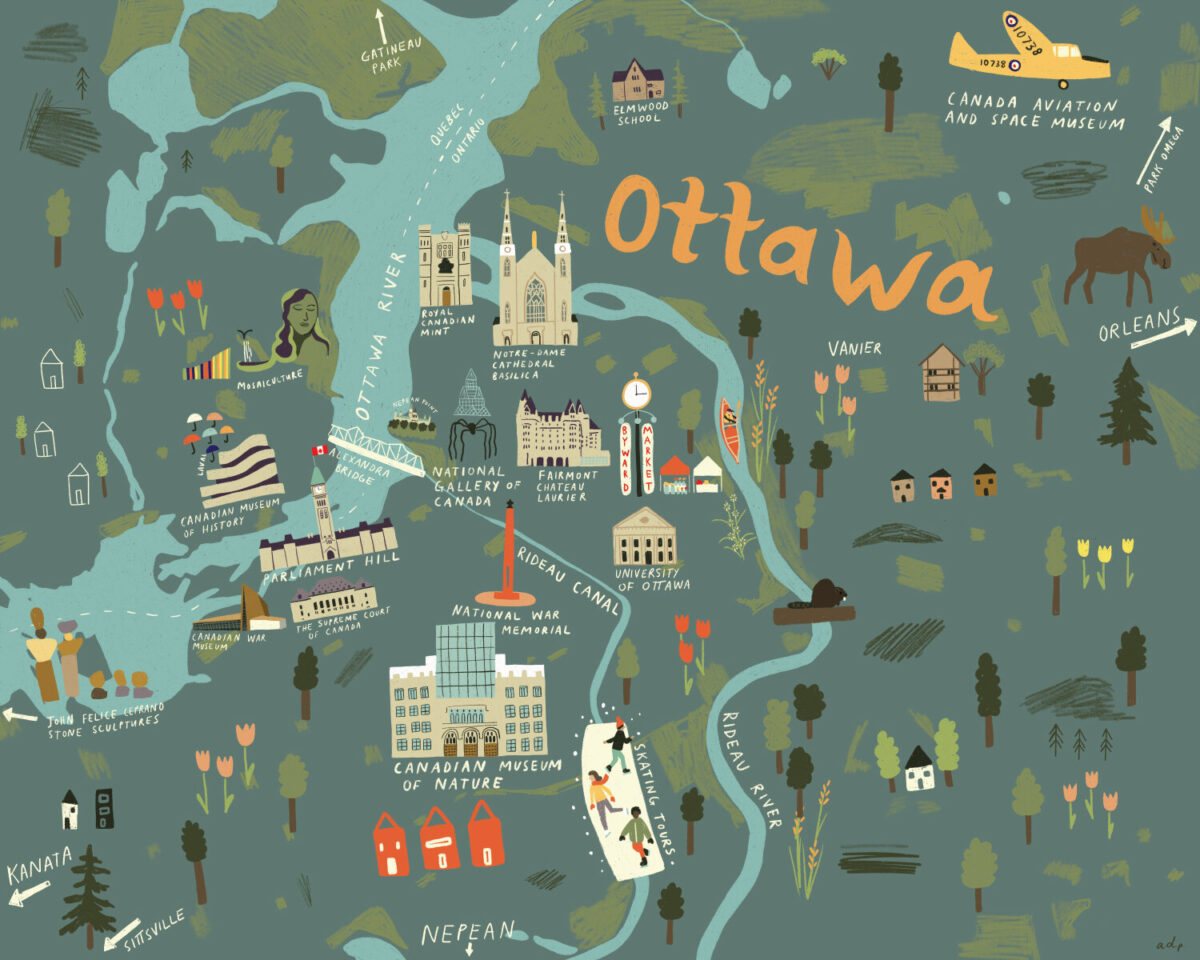 Alysha Dawn / Ottawa Map